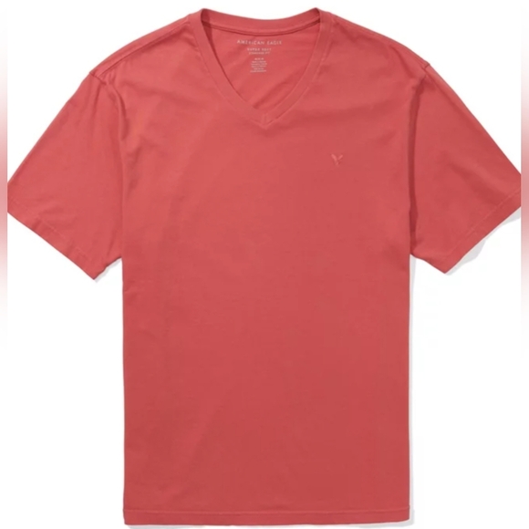 American Eagle AE Short-Sleeve V-Neck T-Shirt Size L NWT MSRP $17.95 - Picture 3 of 7